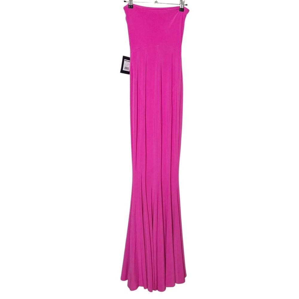 Norma Kamali NWT Strapless Fishtail Gown Size XXS Orchid Pink REVOLVE Exclusive - Picture 2 of 11